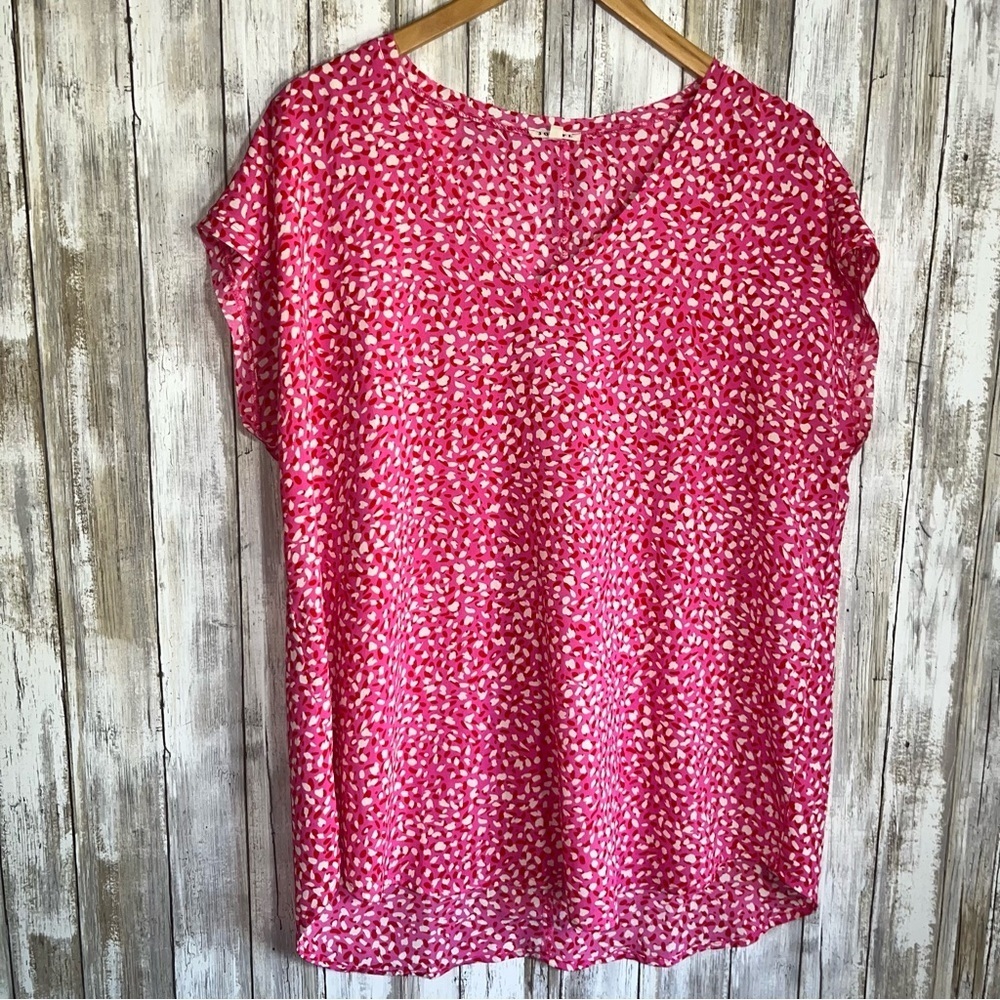 Jodifl Marley Hot Pink Printed Blouse - Picture 2 of 7